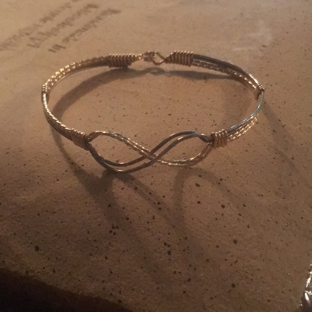 Two Tones Infinity Ronaldo Bracelet